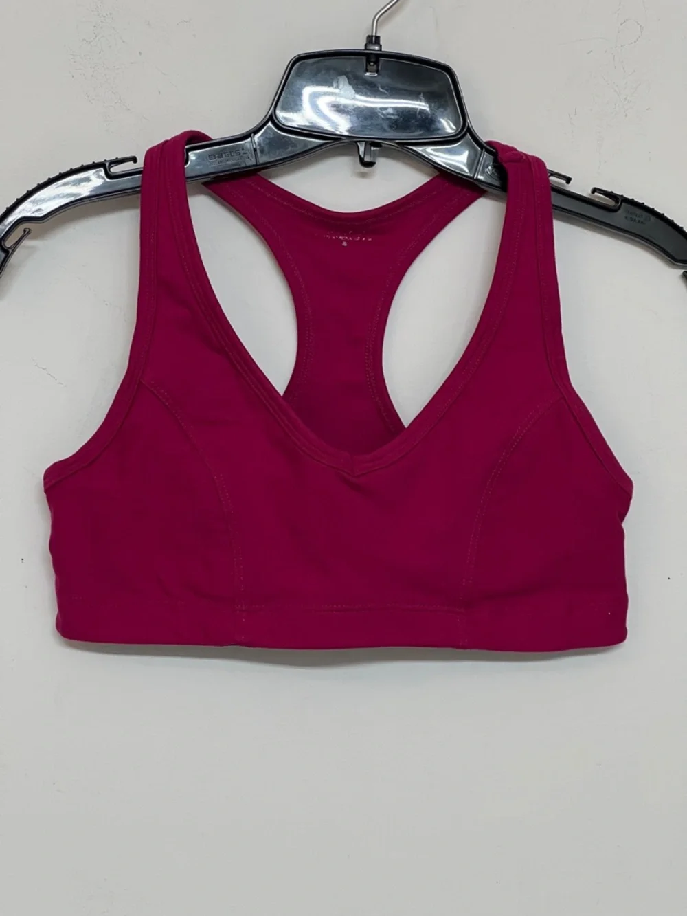 🌞 bebe vintage y2k fitness pullover sports bra hot pink/maroon women size S